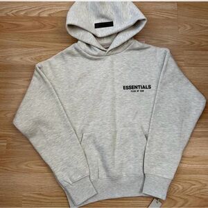 Essentials Kids Light Oatmeal Hoodie size 10year Girls and Boys both can wearing